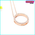 Nice collier de pendentif en gros conçu sur mesure en or rose sur mesure